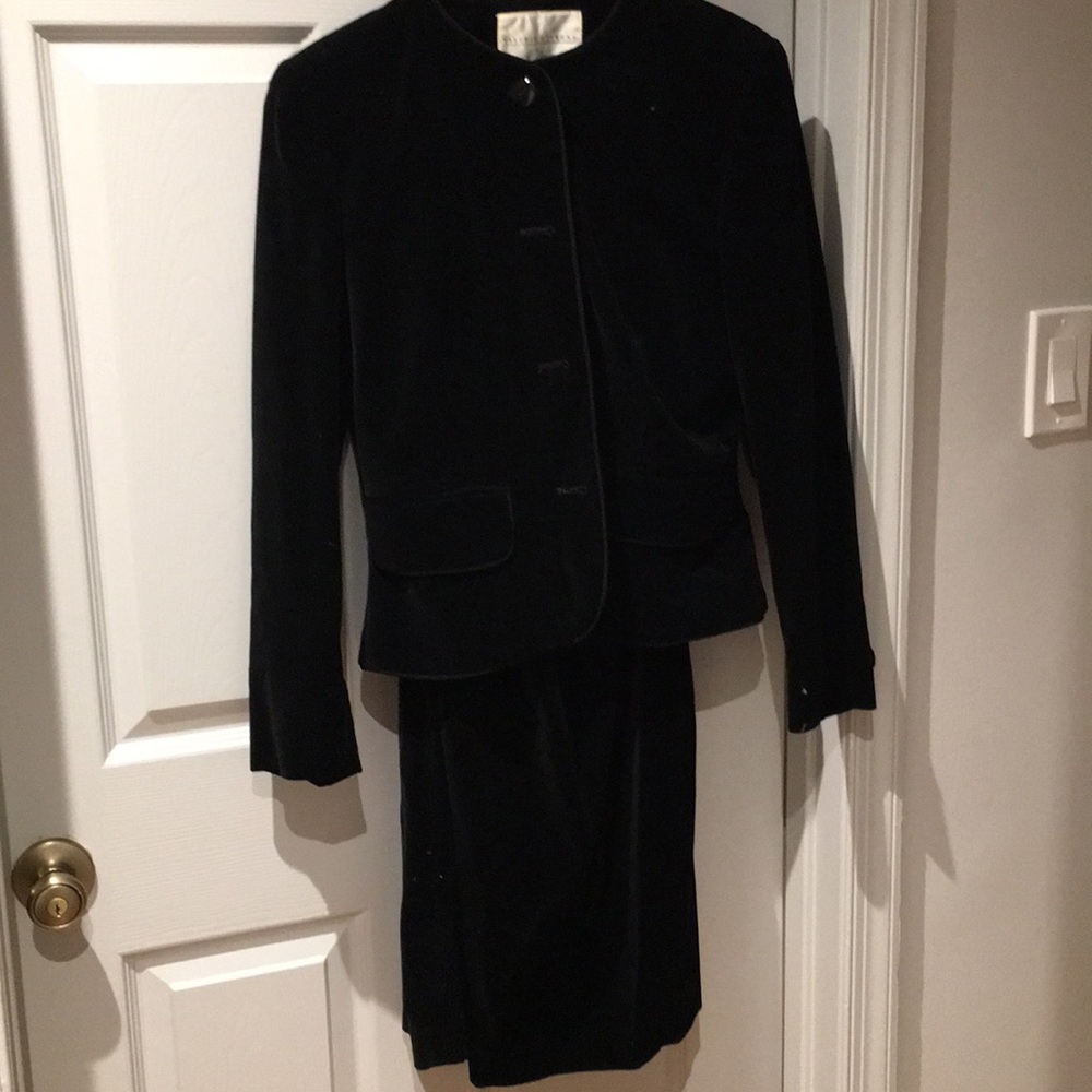 Velvet skirt set